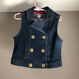 4T Toddler denim vest